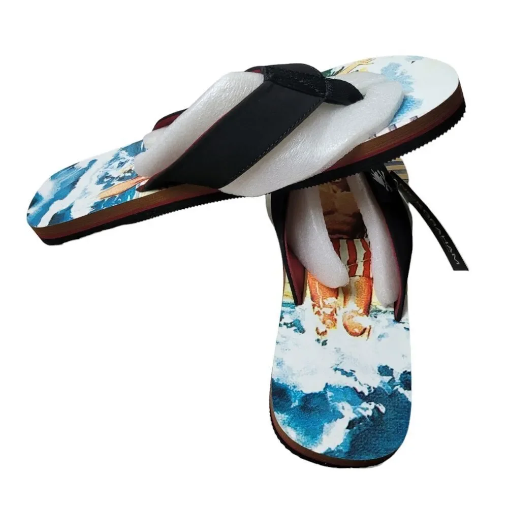 Nick Graham Jason Beach Men's Size 11 Flip Flops Sandals Father Day Gift Deal